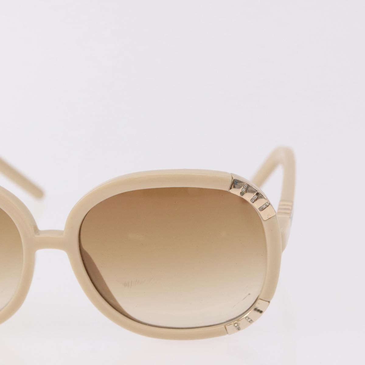 VALENTINO Chloe Sunglasses Plastic 4 Set Black Beige Brown Auth BA13633
