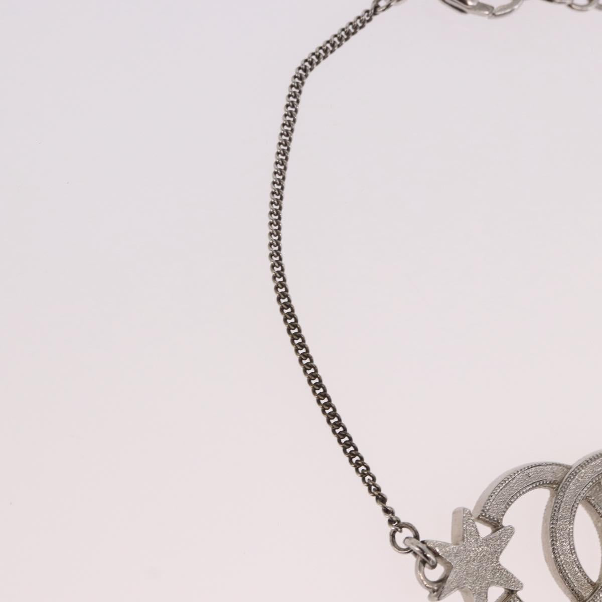 CHANEL Bracelet Metal Silver CC Auth BA13638M