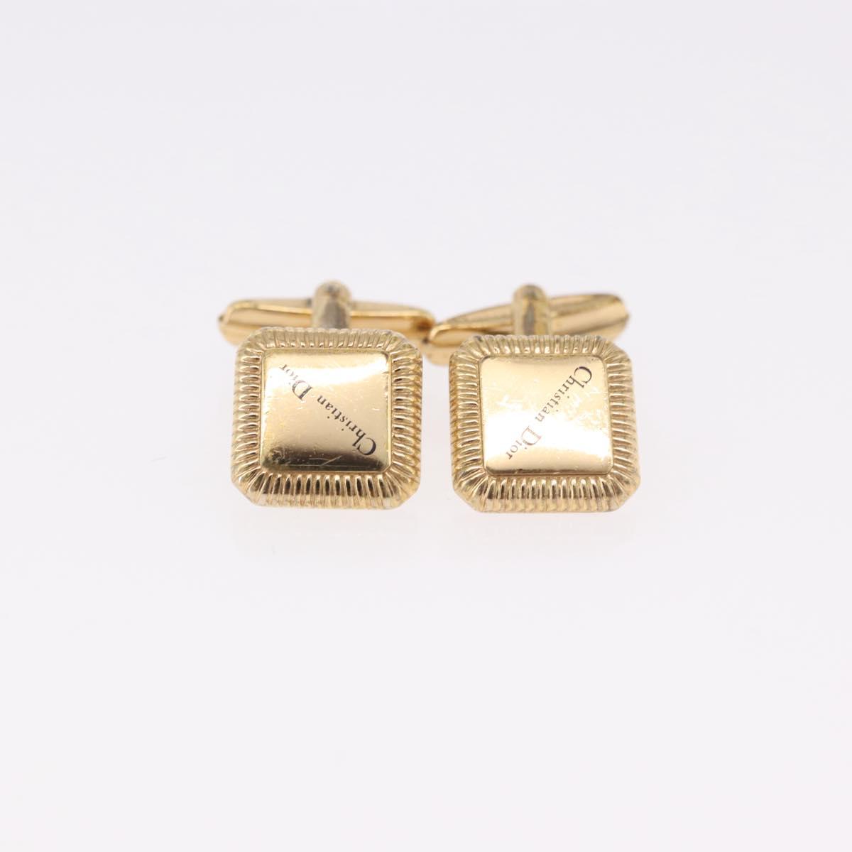 Christian Dior Necklace metal 4 Set Gold Tone Auth BA13645