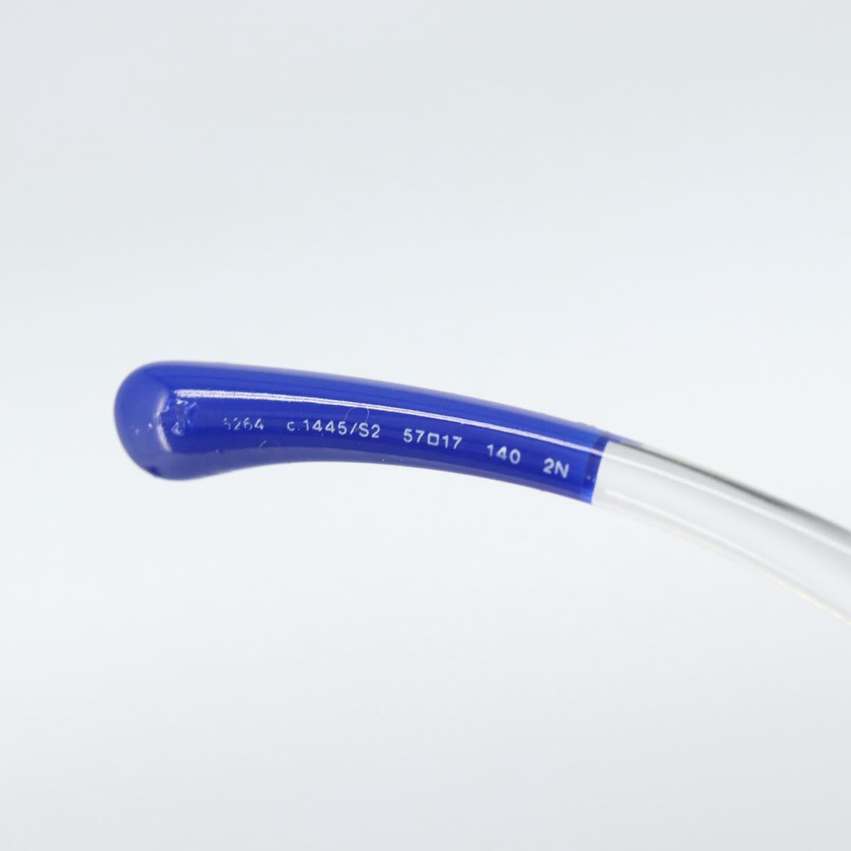 CHANEL Sunglasses Plastic Blue CC Auth BA13654