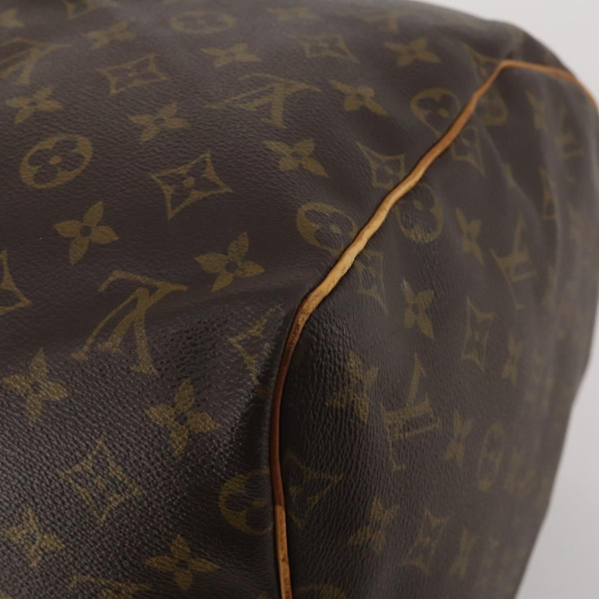 LOUIS VUITTON Monogram Keepall 55 Boston Bag M41424 LV Auth BA13664A