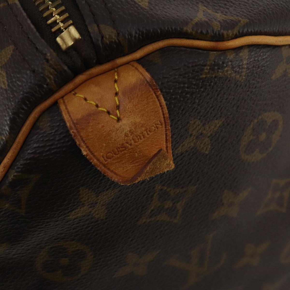 LOUIS VUITTON Monogram Keepall 55 Boston Bag M41424 LV Auth BA13664A