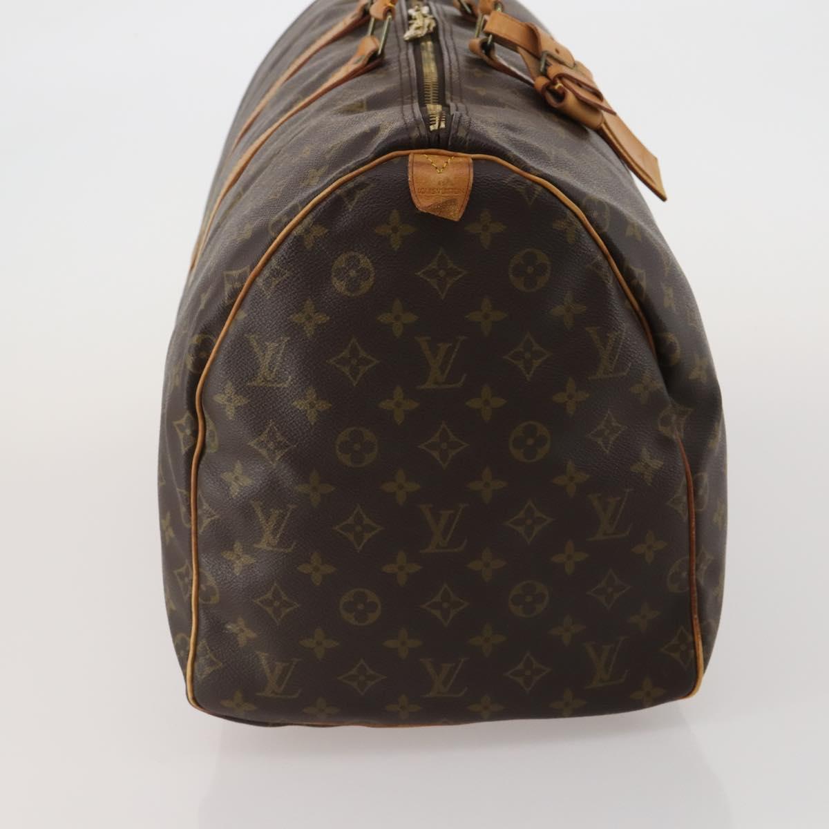 LOUIS VUITTON Monogram Keepall 55 Boston Bag M41424 LV Auth BA13664A