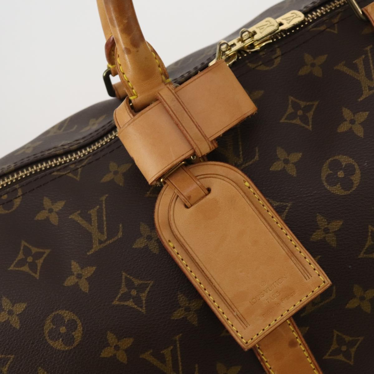 LOUIS VUITTON Monogram Keepall 50 Boston Bag M41426 LV Auth BA13665A