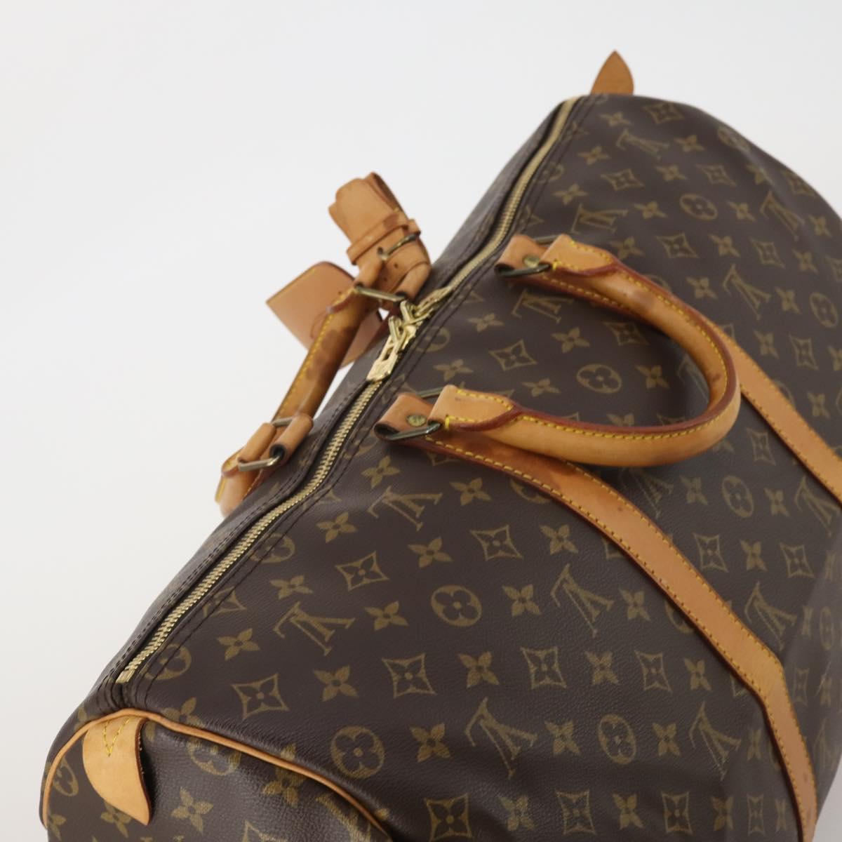 LOUIS VUITTON Monogram Keepall 50 Boston Bag M41426 LV Auth BA13665A