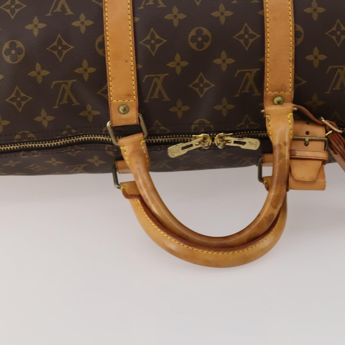 LOUIS VUITTON Monogram Keepall 50 Boston Bag M41426 LV Auth BA13665A