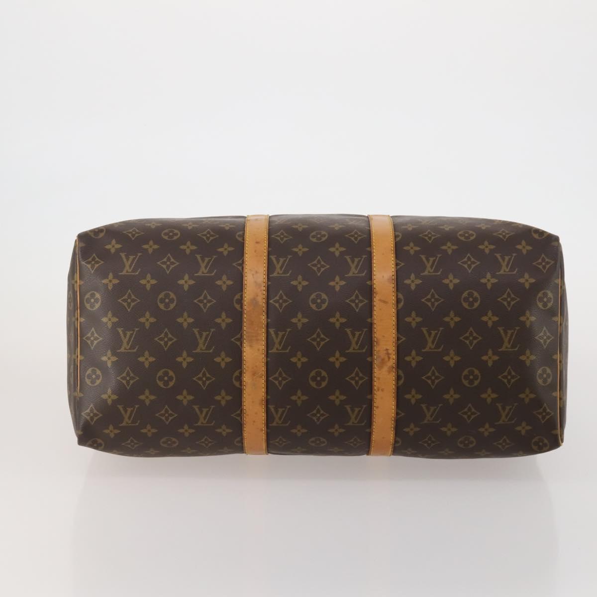 LOUIS VUITTON Monogram Keepall 50 Boston Bag M41426 LV Auth BA13665A