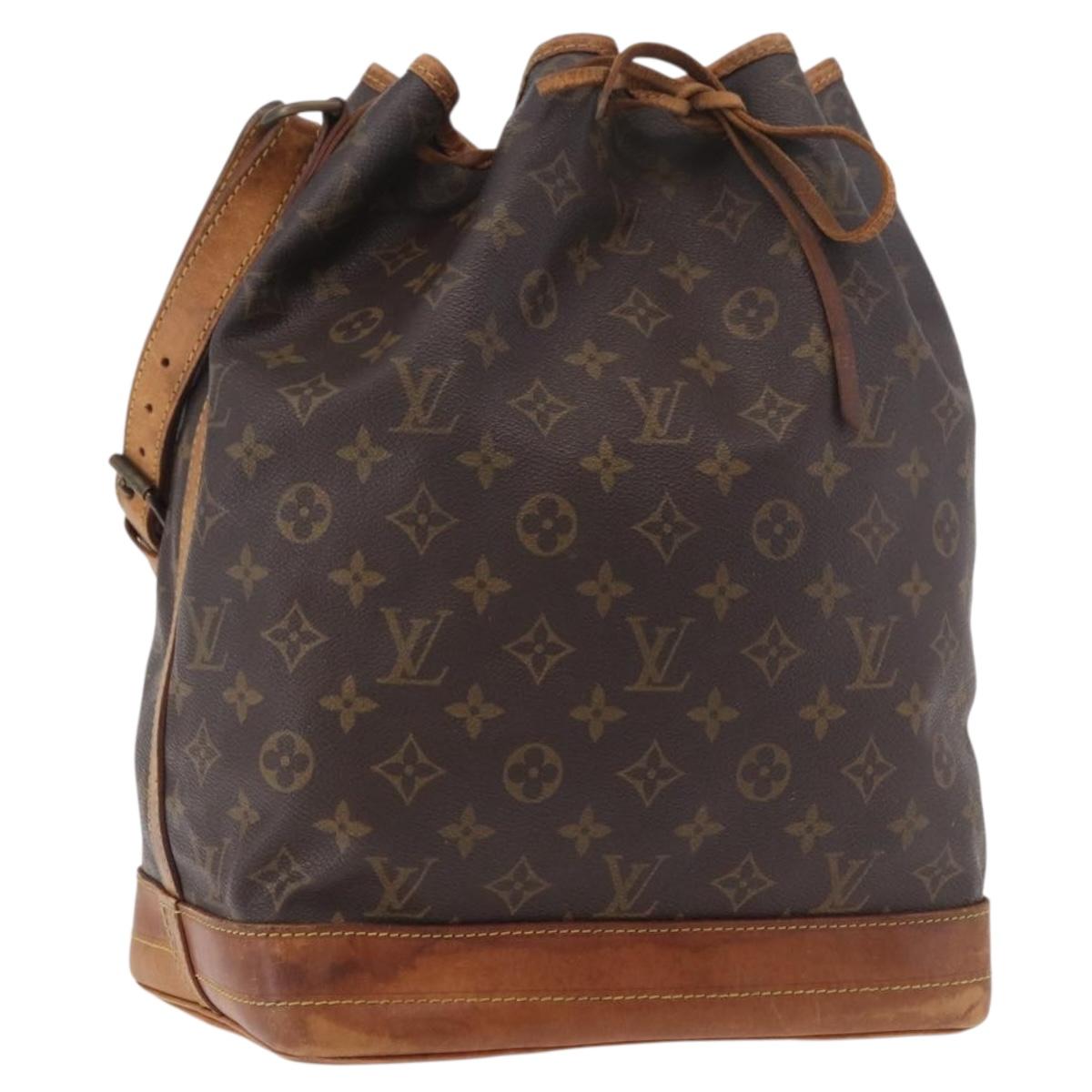LOUIS VUITTON Monogram Noe Shoulder Bag M42224 LV Auth BA13667