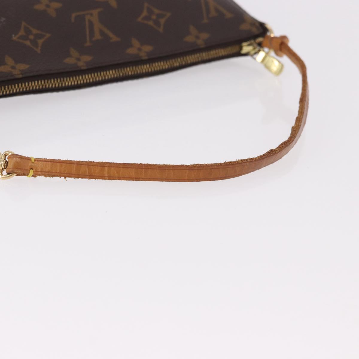 LOUIS VUITTON Monogram Pochette Accessoires Pouch M51980 LV Auth BA13668