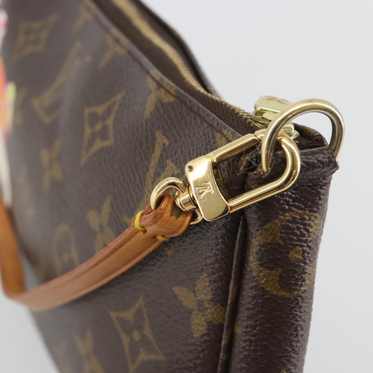 LOUIS VUITTON Monogram panda Pochette Accessoires Pouch M51981 LV Auth BA13669V