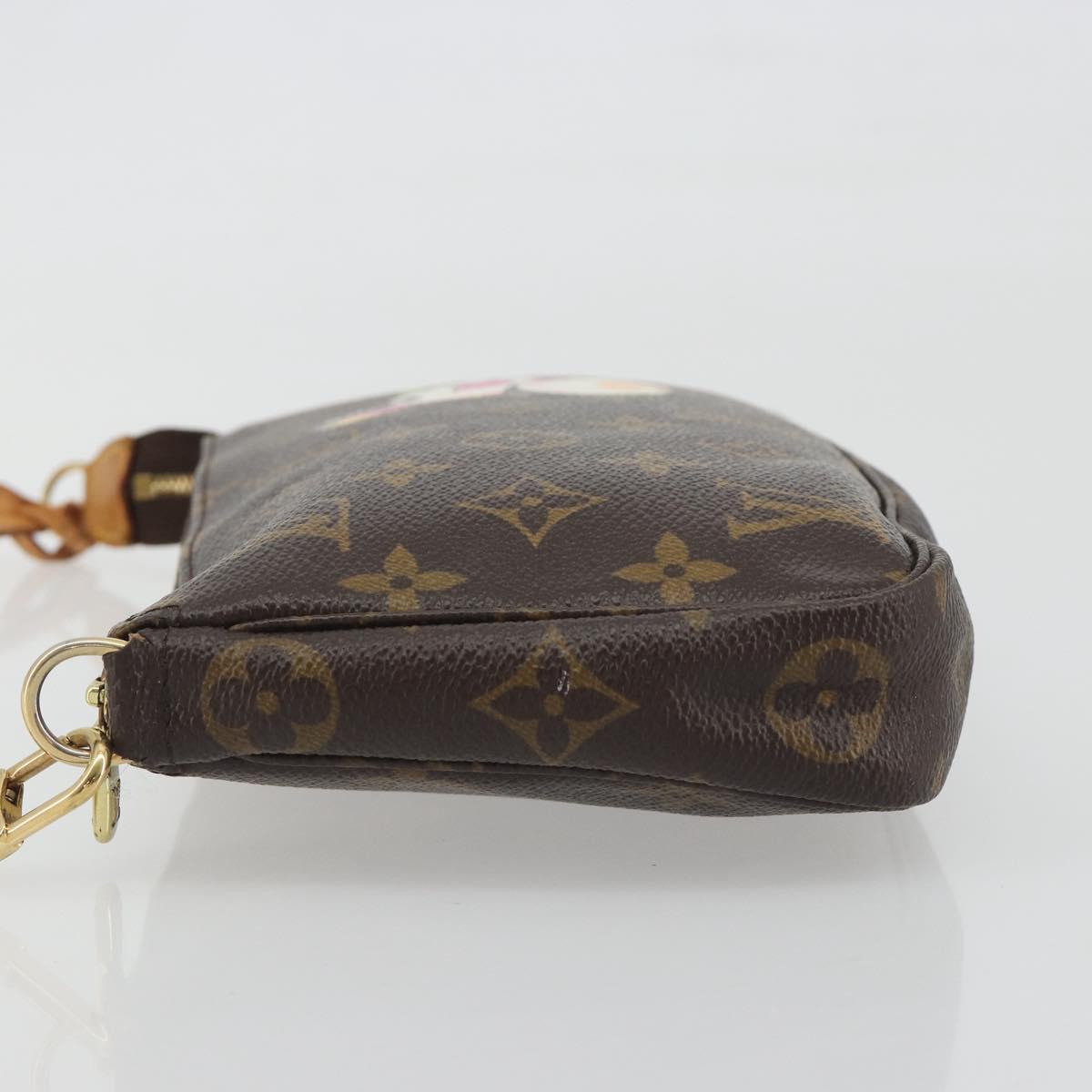 LOUIS VUITTON Monogram panda Pochette Accessoires Pouch M51981 LV Auth BA13669V