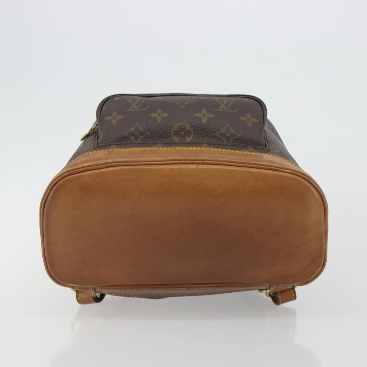 LOUIS VUITTON Monogram Montsouris MM Backpack M51136 LV Auth BA13671