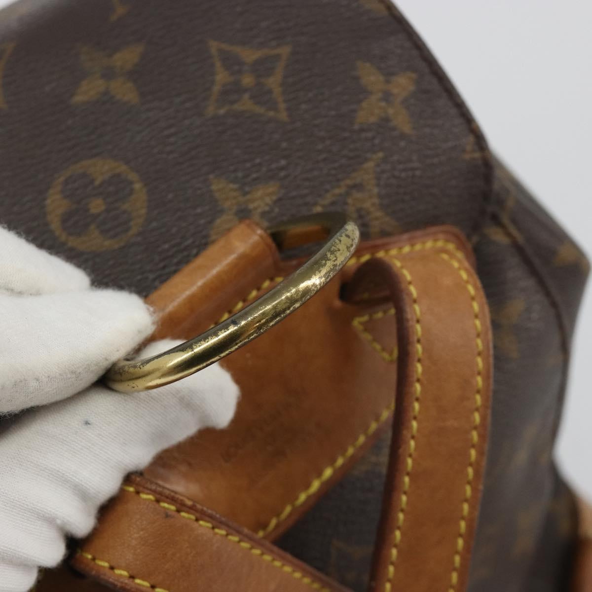 LOUIS VUITTON Monogram Montsouris MM Backpack M51136 LV Auth BA13671