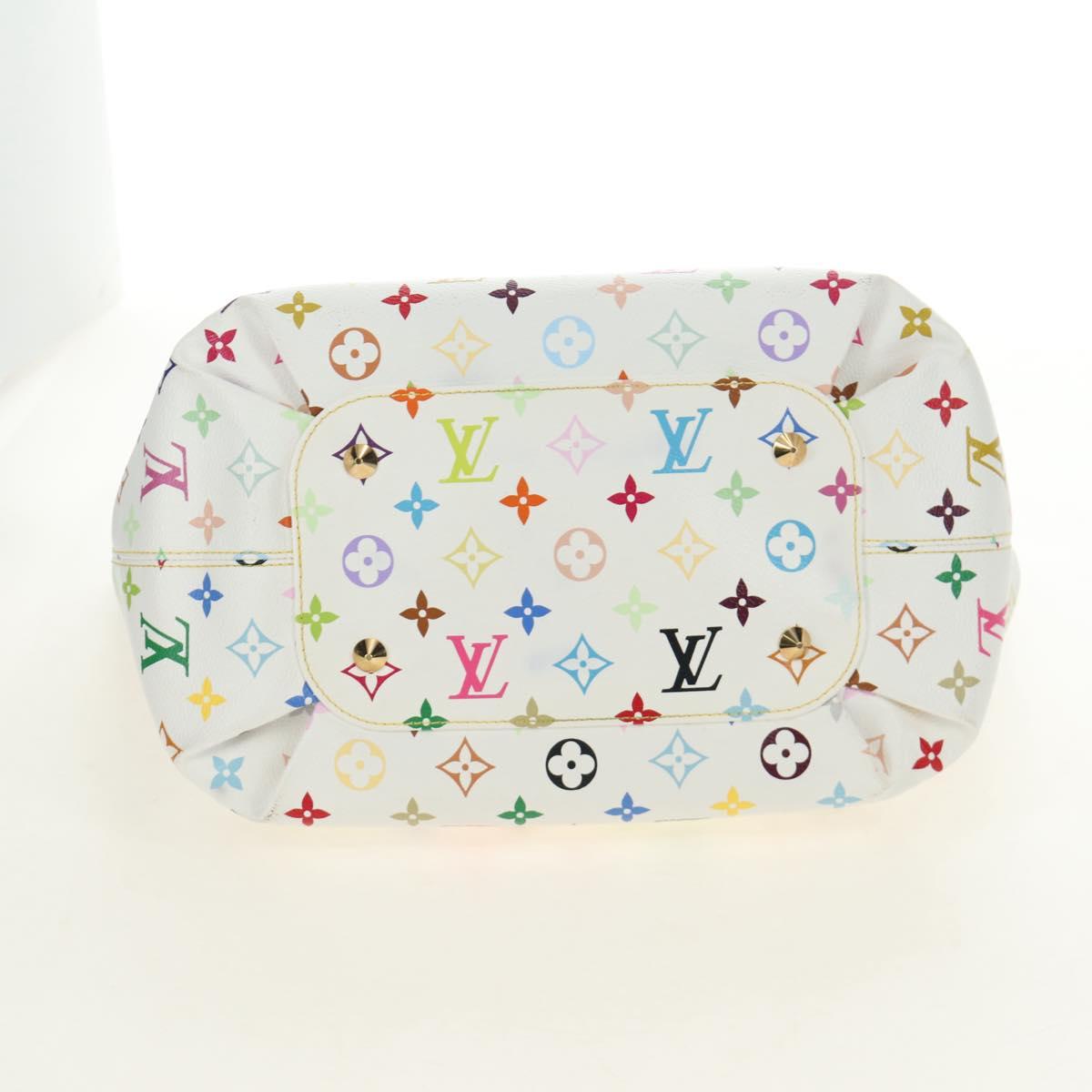 LOUIS VUITTON Monogram Multicolor Annie GM Tote Bag White M40303 Auth BA13672SAV