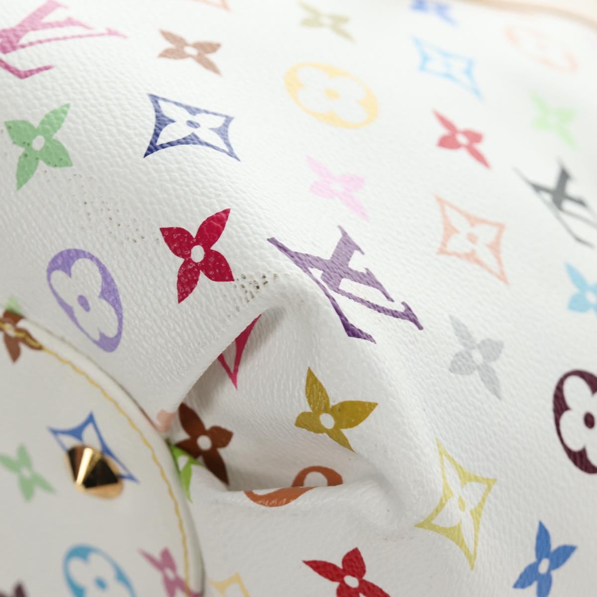 LOUIS VUITTON Monogram Multicolor Annie GM Tote Bag White M40303 Auth BA13672SAV