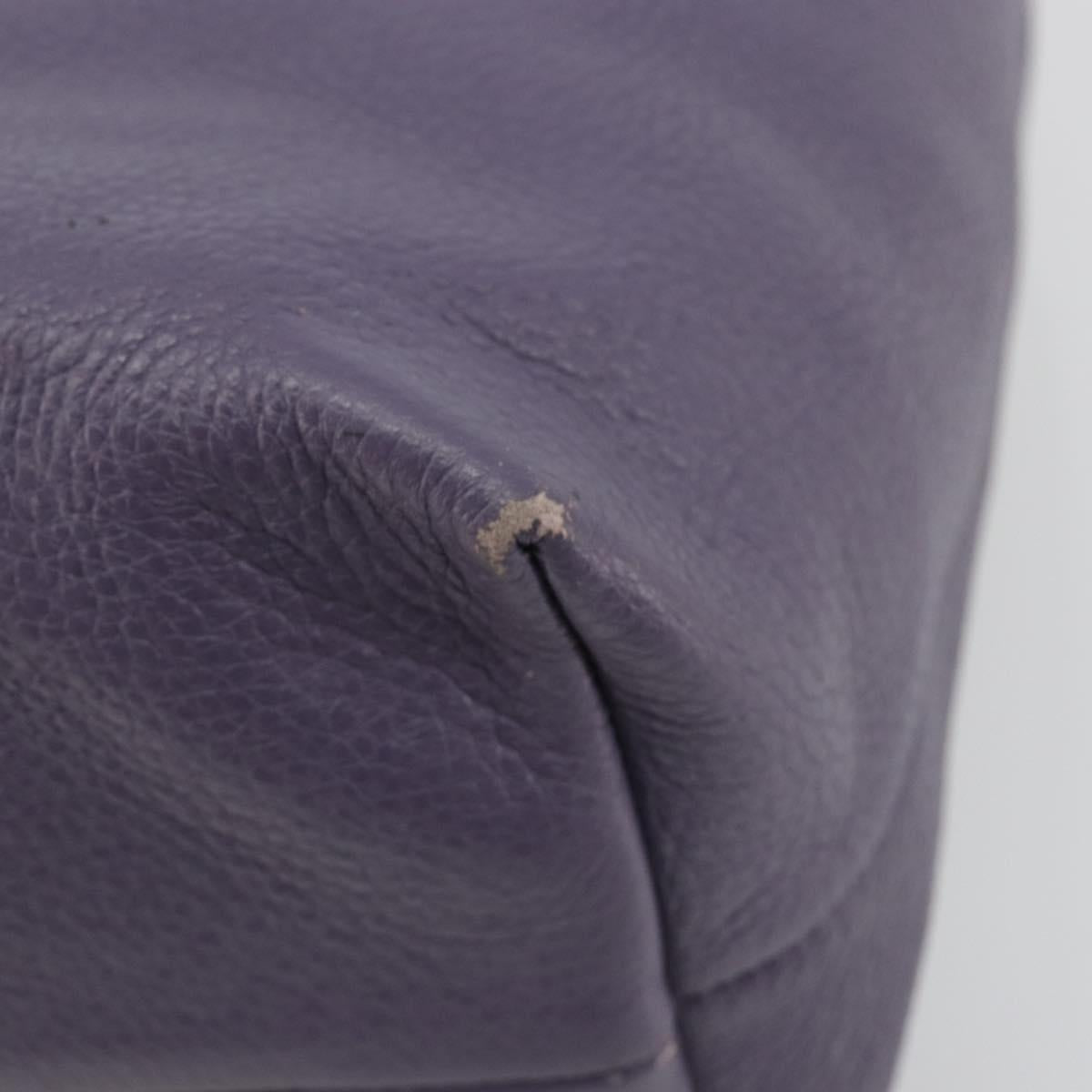 BOTTEGA VENETA INTRECCIATO Shoulder Bag Purple 179331 Auth BA13673A
