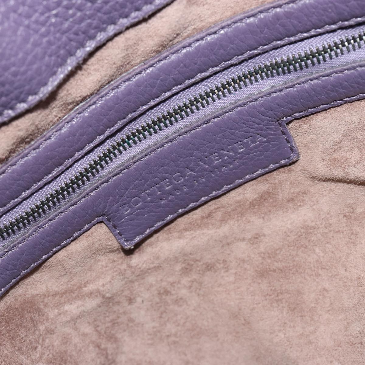 BOTTEGA VENETA INTRECCIATO Shoulder Bag Purple 179331 Auth BA13673A
