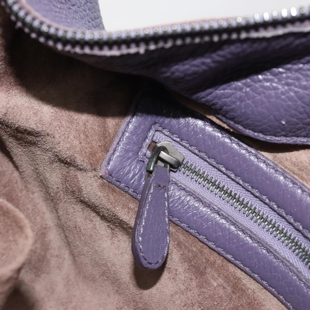 BOTTEGA VENETA INTRECCIATO Shoulder Bag Purple 179331 Auth BA13673A