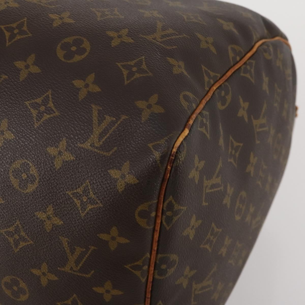 LOUIS VUITTON Monogram Keepall 55 Boston Bag M41424 LV Auth BA13678