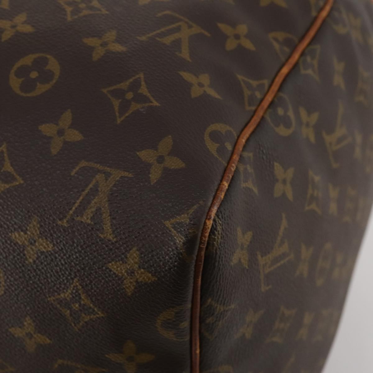 LOUIS VUITTON Monogram Keepall 55 Boston Bag M41424 LV Auth BA13678