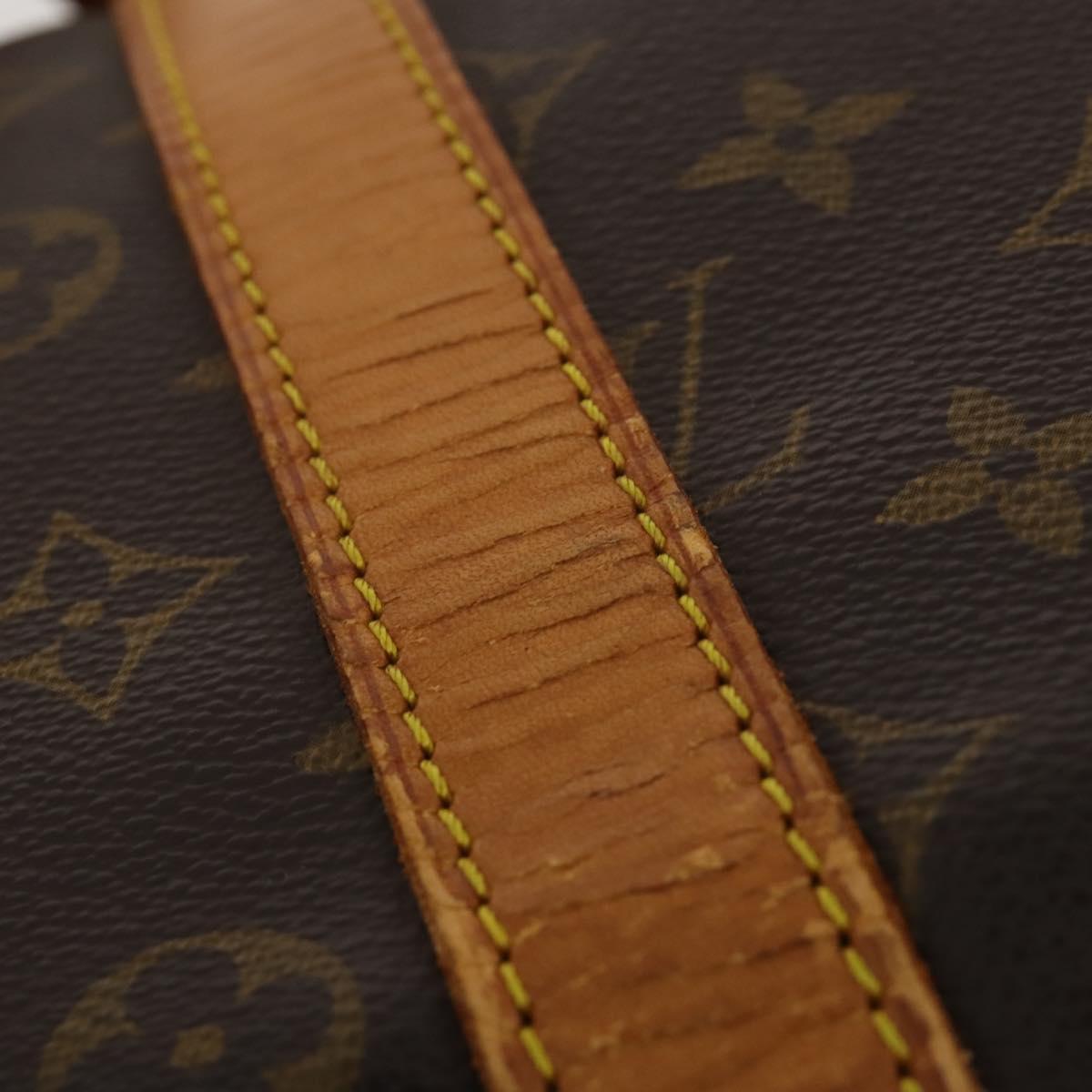 LOUIS VUITTON Monogram Keepall 55 Boston Bag M41424 LV Auth BA13678