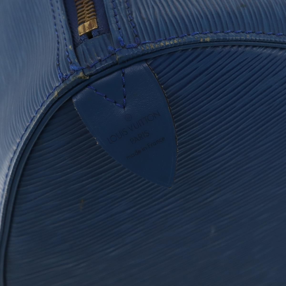 LOUIS VUITTON Epi Keepall 55 Boston Bag Toledo Blue M42955 LV Auth BA13684A