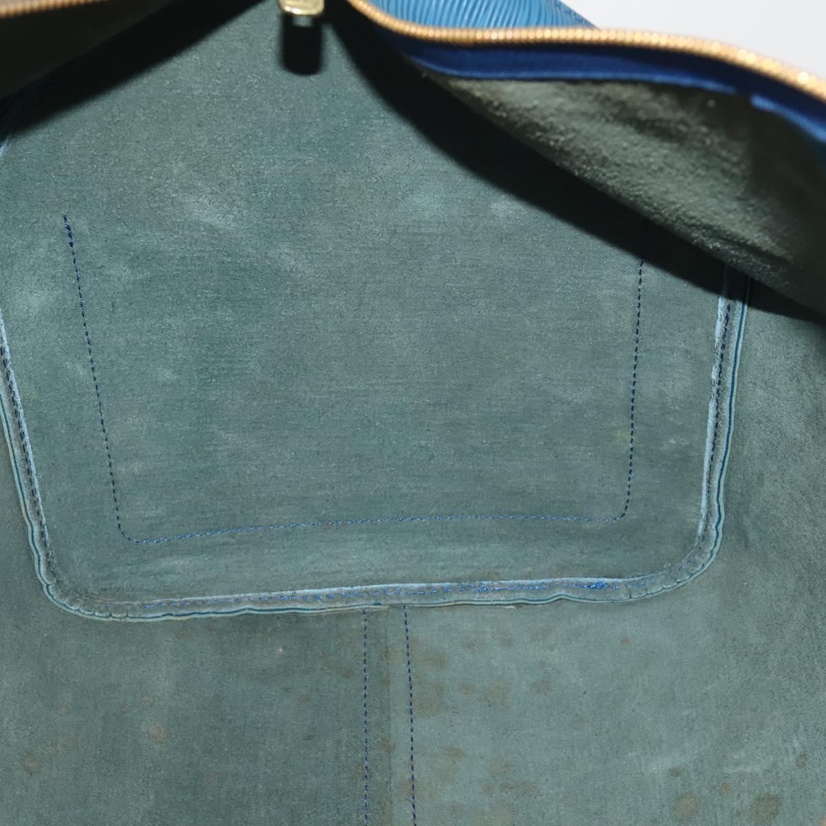 LOUIS VUITTON Epi Keepall 55 Boston Bag Toledo Blue M42955 LV Auth BA13684A