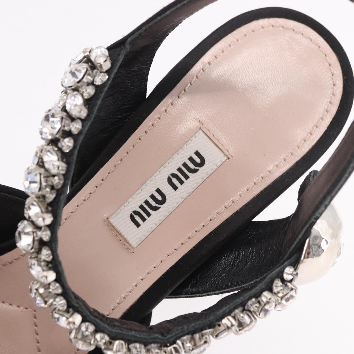 Miu Miu High Heels Velor Bordeaux Auth BA13689M