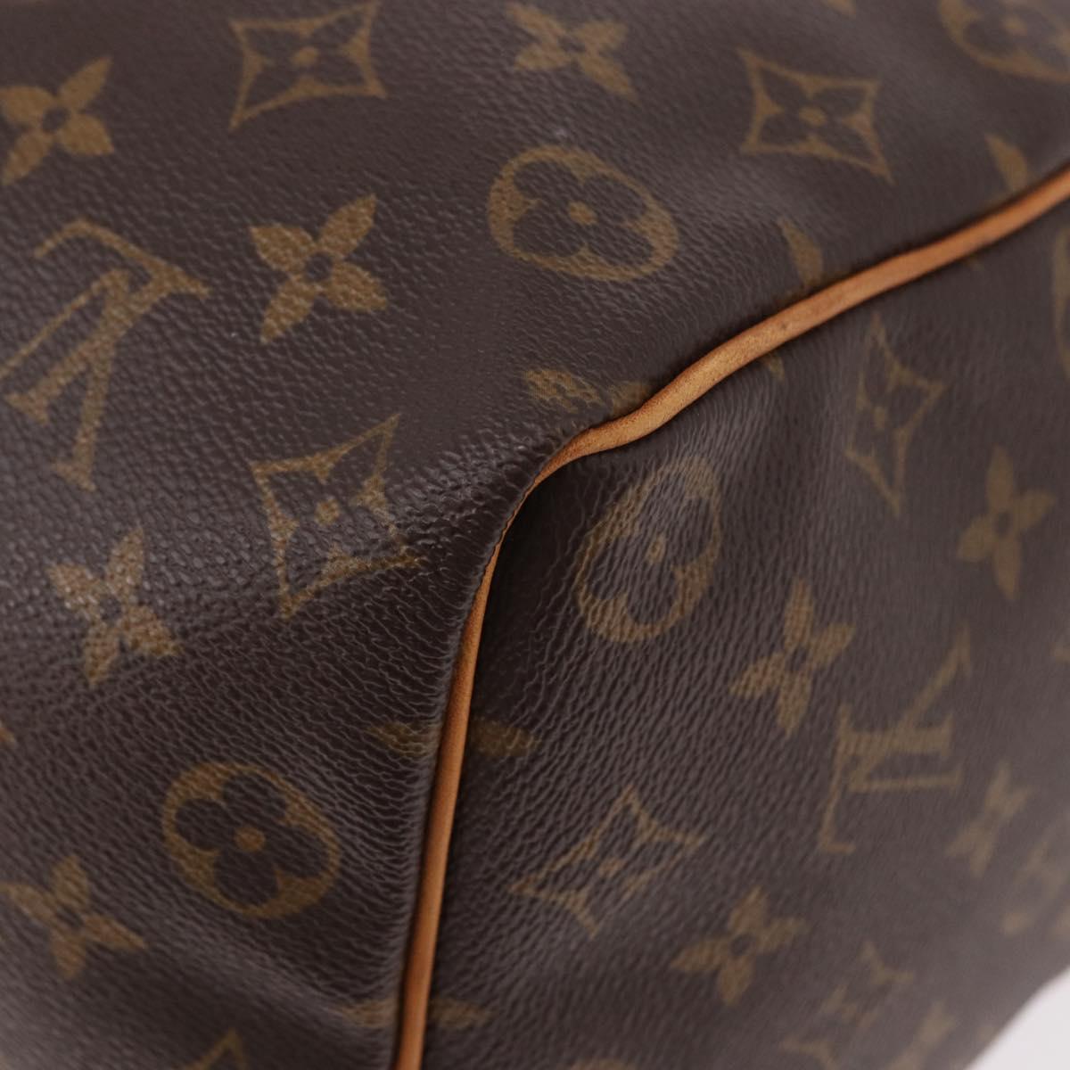 LOUIS VUITTON Monogram Speedy 35 Hand Bag M41524 LV Auth BA13690V