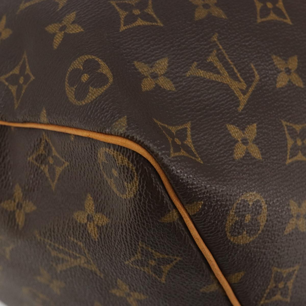 LOUIS VUITTON Monogram Speedy 35 Hand Bag M41524 LV Auth BA13692V