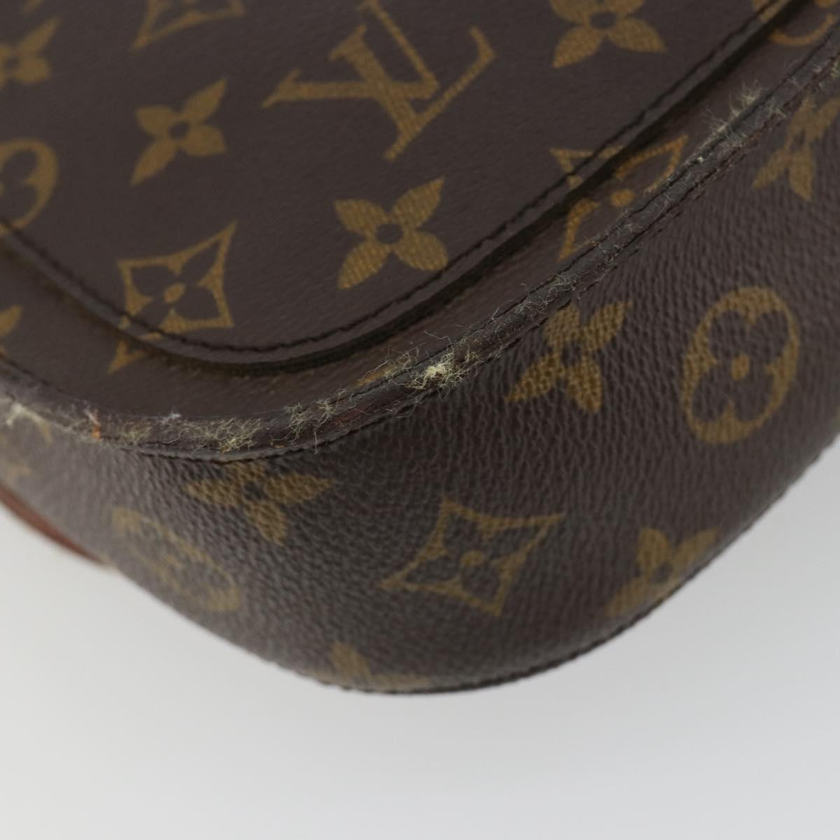 LOUIS VUITTON Monogram Saint Cloud MM Shoulder Bag M51243 LV Auth BA13694