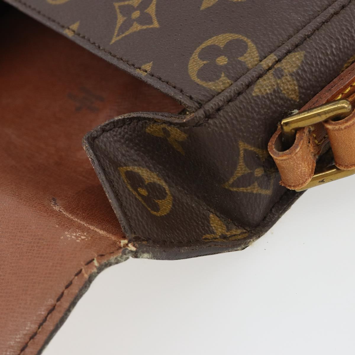 LOUIS VUITTON Monogram Saint Cloud MM Shoulder Bag M51243 LV Auth BA13694