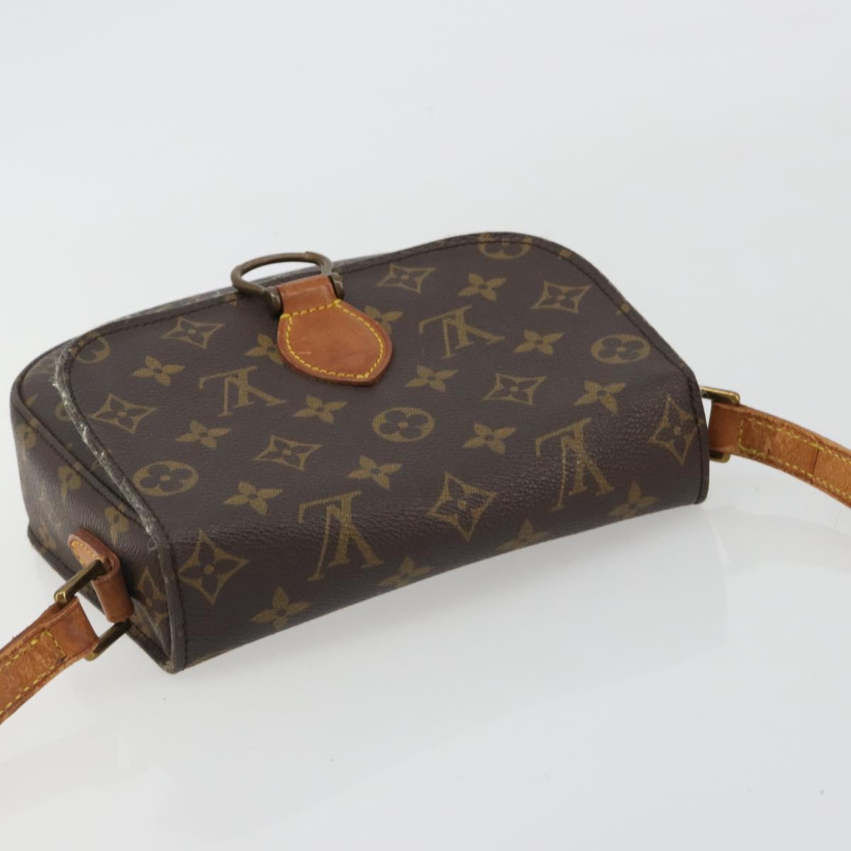 LOUIS VUITTON Monogram Saint Cloud MM Shoulder Bag M51243 LV Auth BA13694