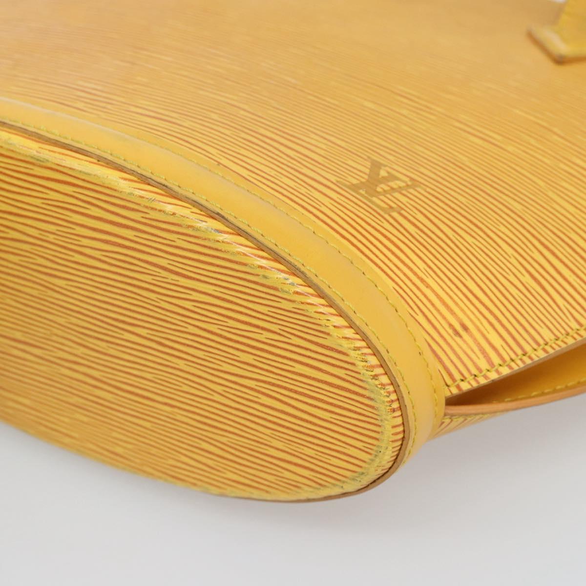 LOUIS VUITTON Epi Saint Jacques Shopping Bag Yellow M52269 LV Auth BA13697