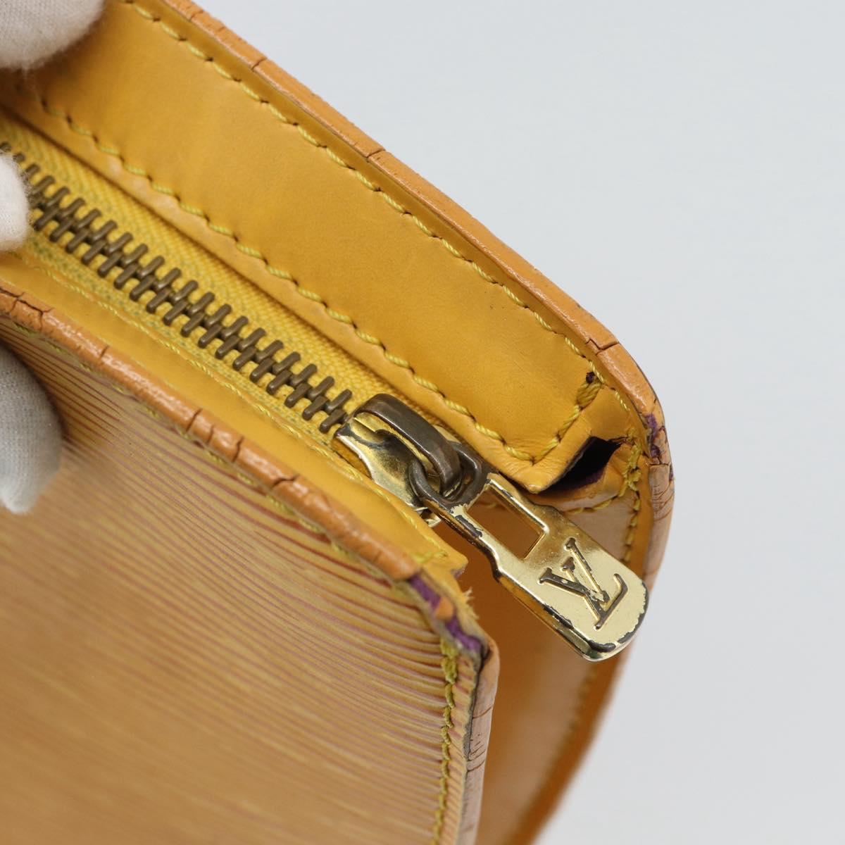 LOUIS VUITTON Epi Saint Jacques Shopping Bag Yellow M52269 LV Auth BA13697
