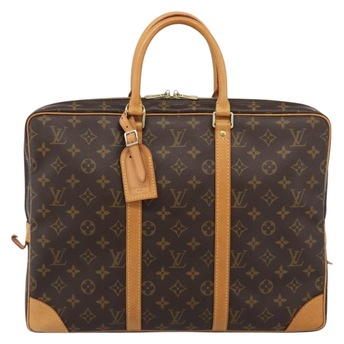 LOUIS VUITTON Monogram Porte Documents Voyage Bag M53361 LV Auth BA13704A