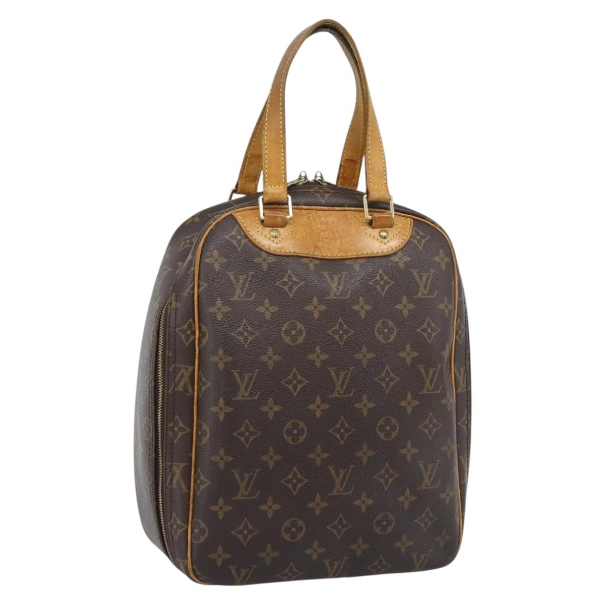 LOUIS VUITTON Monogram Excursion Hand Bag M41450 LV Auth BA13705