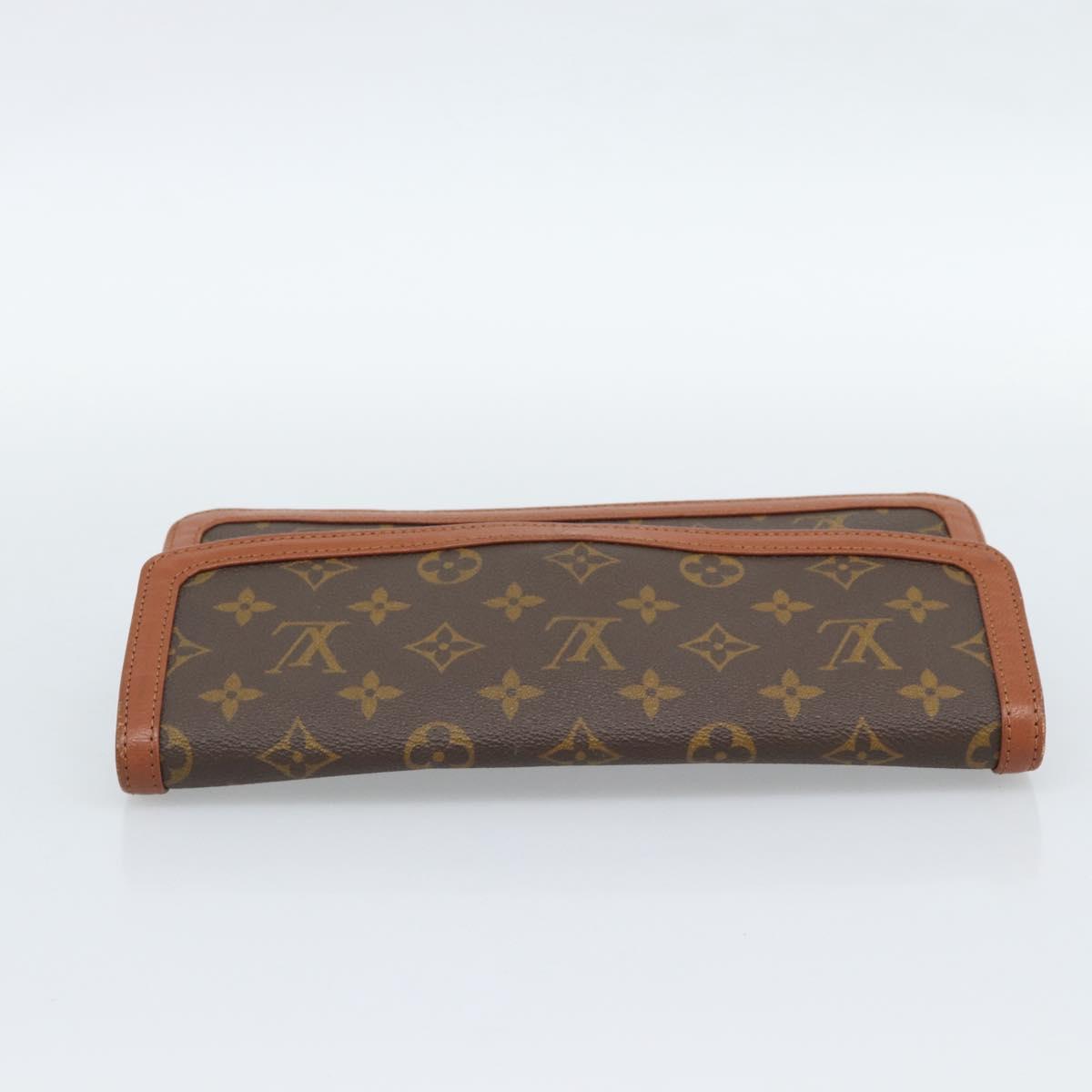 LOUIS VUITTON Monogram Pochette Dam PM Clutch Bag M51812 LV Auth BA13708