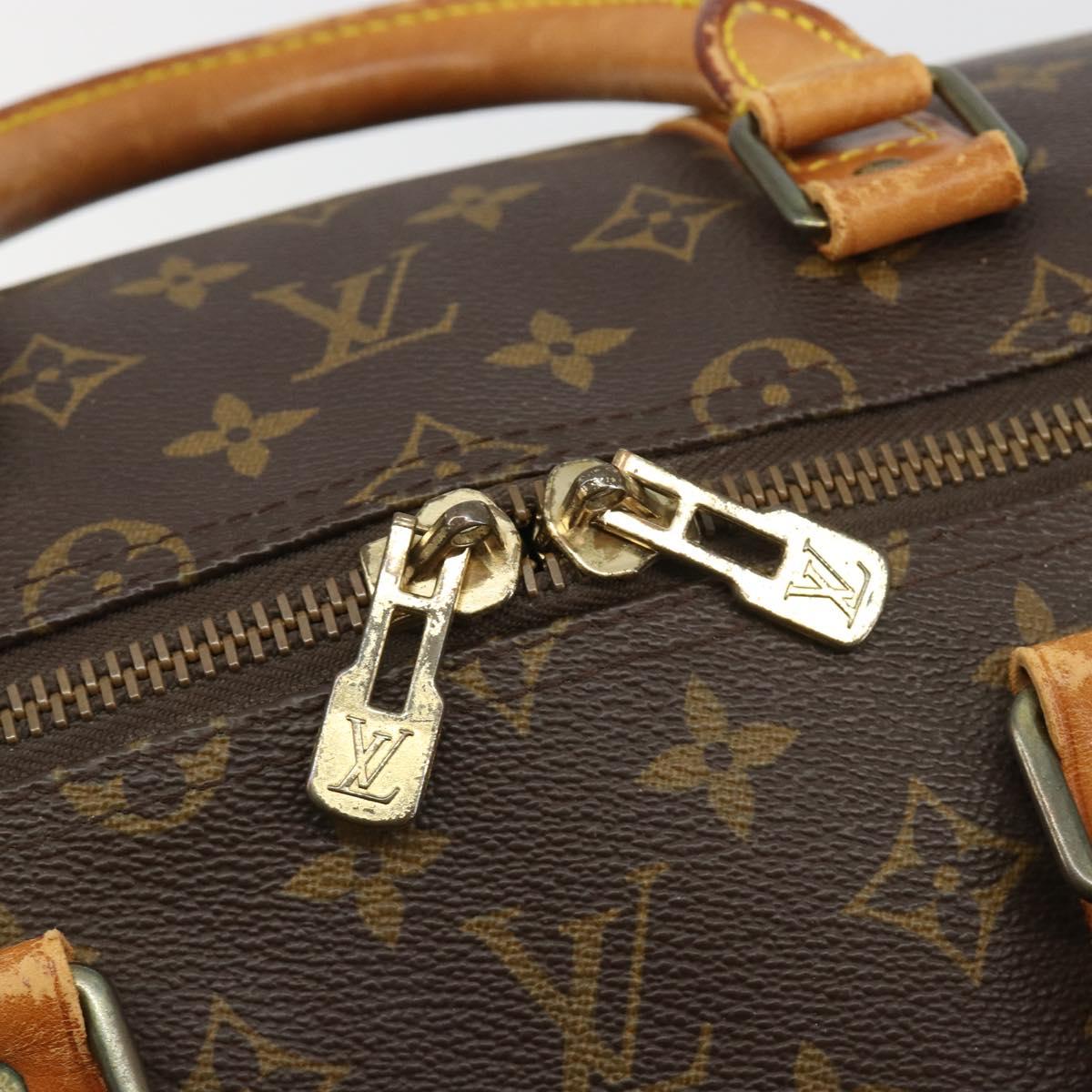 LOUIS VUITTON Monogram Keepall 55 Boston Bag M41424 LV Auth BA13713
