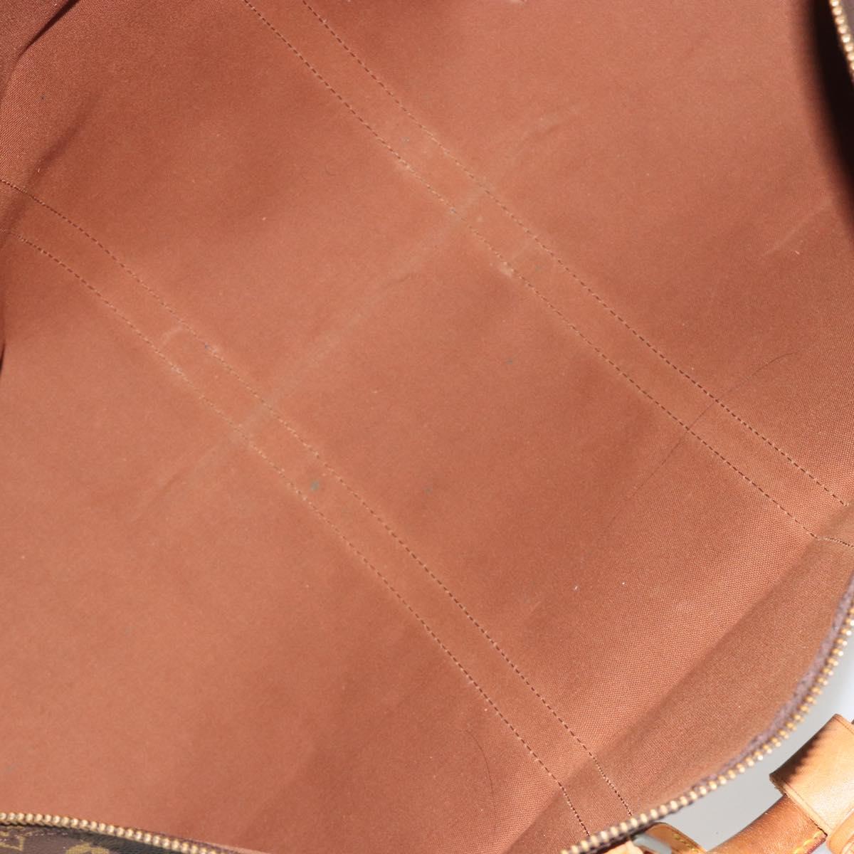 LOUIS VUITTON Monogram Keepall 55 Boston Bag M41424 LV Auth BA13713