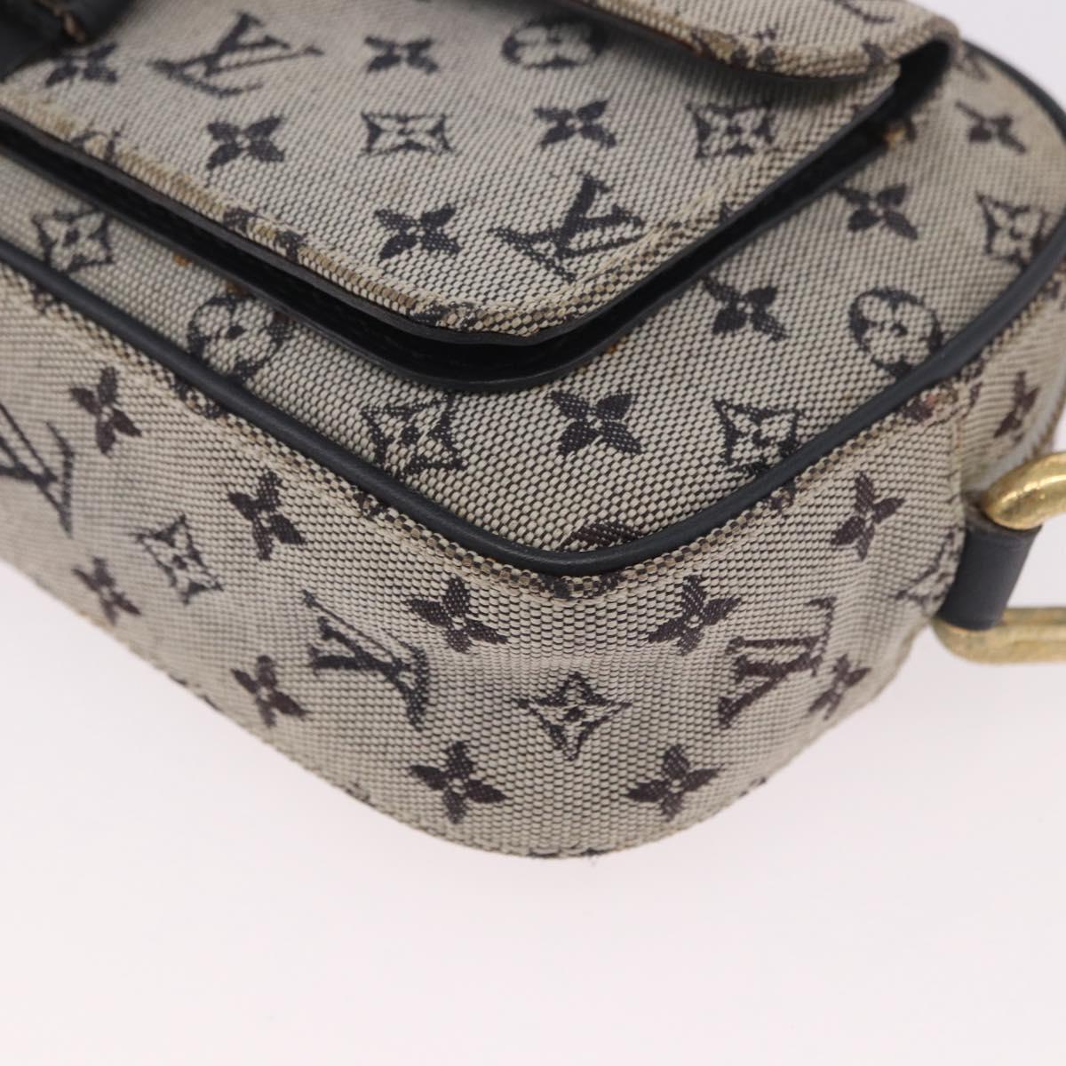 LOUIS VUITTON Monogram Mini Juliet MM Shoulder Bag Blue M92004 LV Auth BA13715