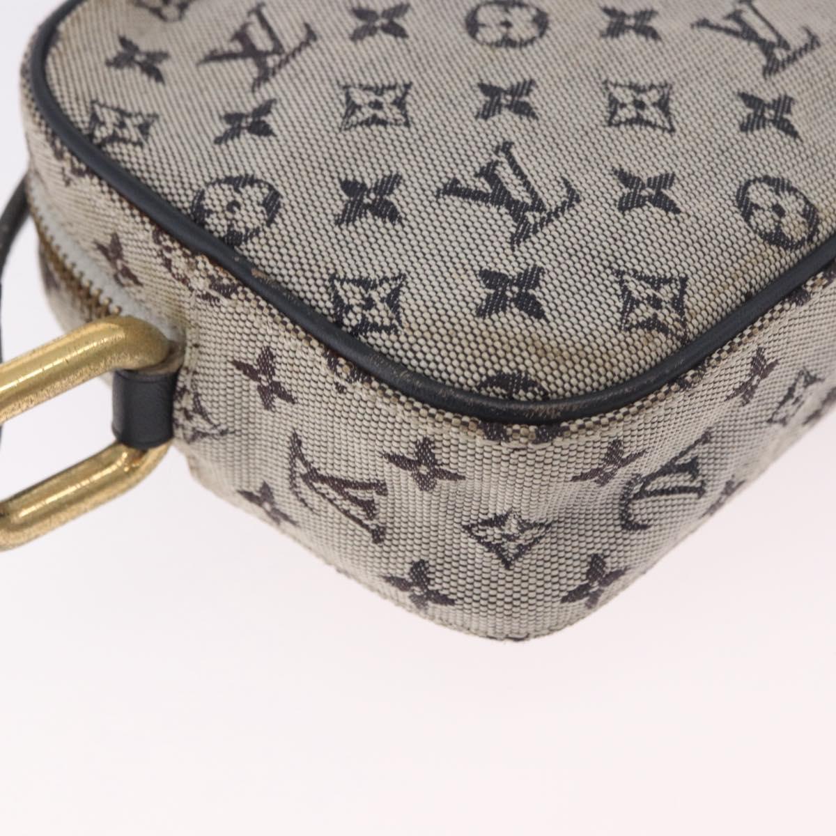 LOUIS VUITTON Monogram Mini Juliet MM Shoulder Bag Blue M92004 LV Auth BA13715