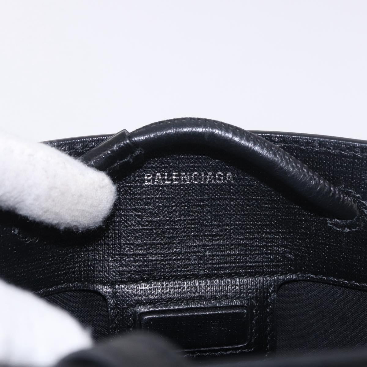 BALENCIAGA Tote Bag Leather 2way Black 572411 Auth BA13726A