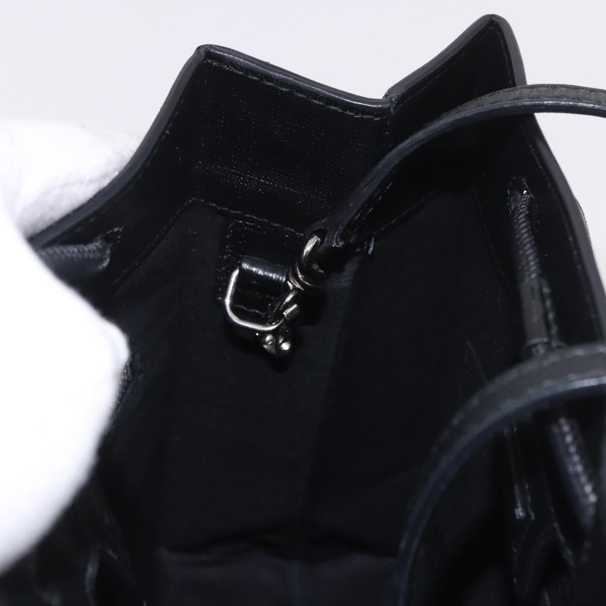 BALENCIAGA Tote Bag Leather 2way Black 572411 Auth BA13726A