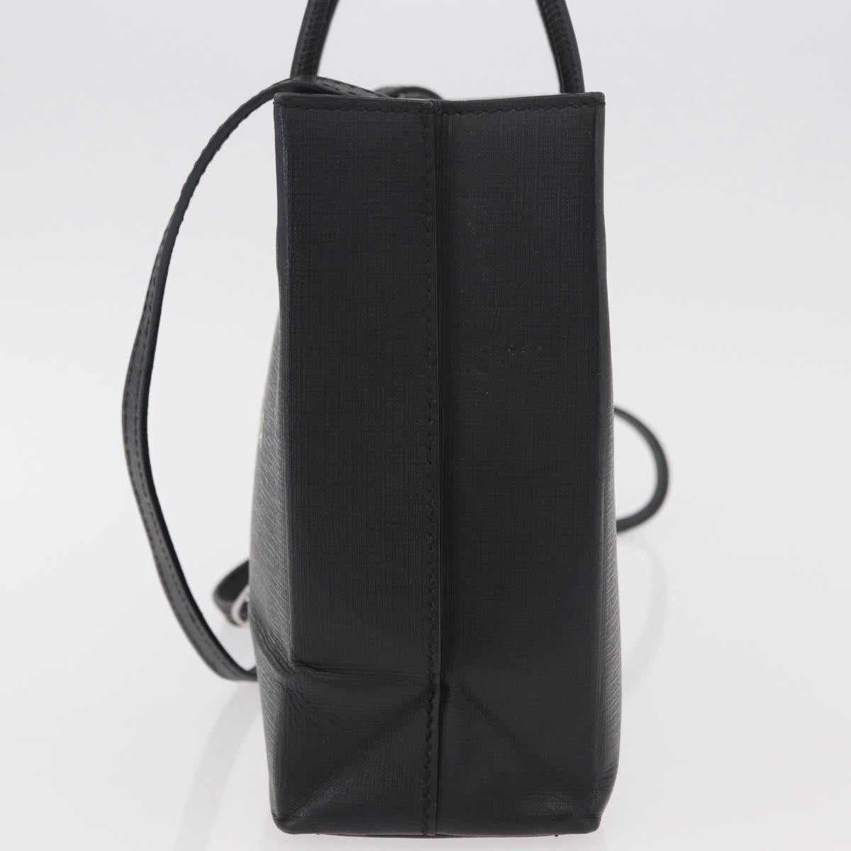 BALENCIAGA Tote Bag Leather 2way Black 572411 Auth BA13726A