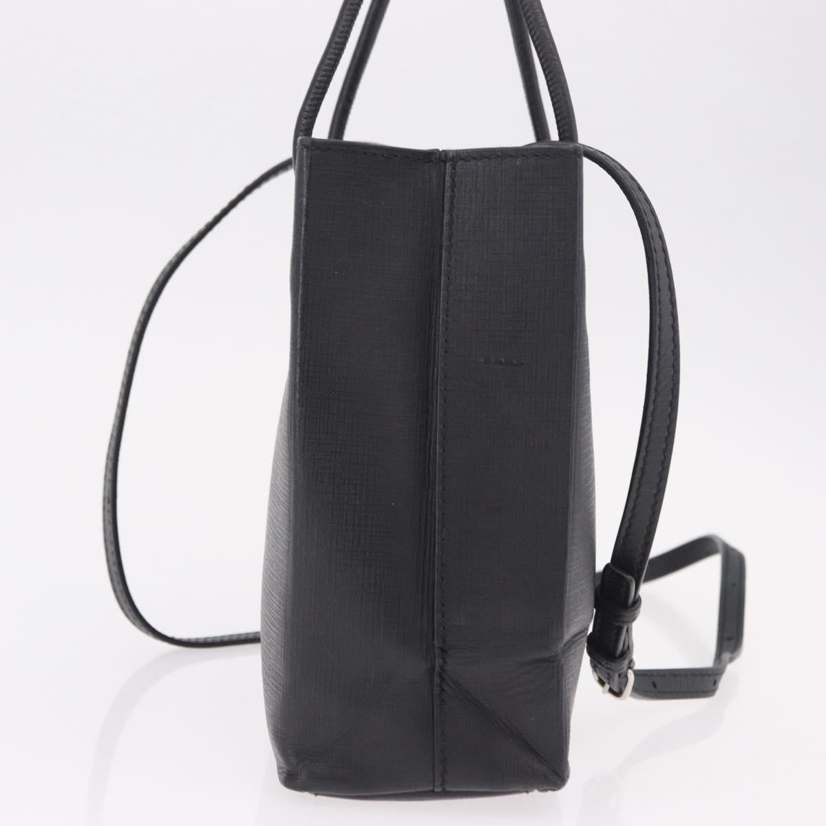BALENCIAGA Tote Bag Leather 2way Black 572411 Auth BA13726A