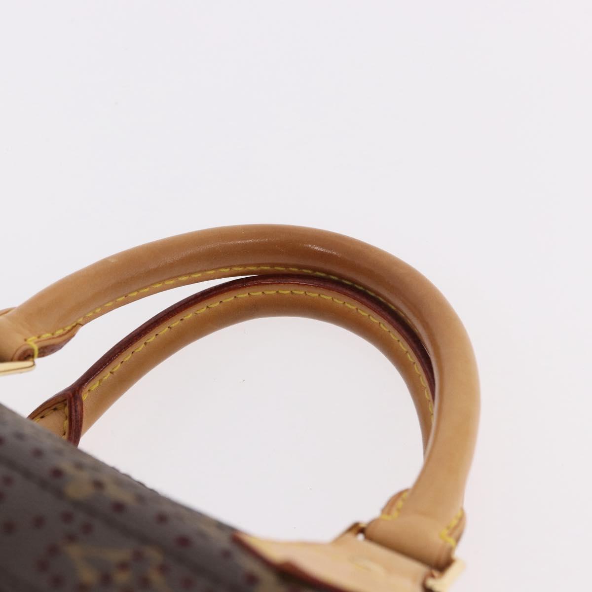 LOUIS VUITTON Monogram Perfo Speedy 30 Hand Bag M95180 LV Auth BA13727SAV