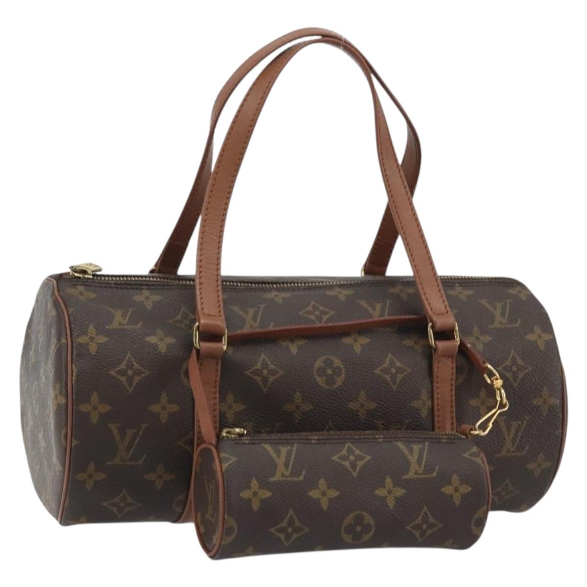 LOUIS VUITTON Monogram Papillon 30 Hand Bag M51385 LV Auth BA13735V