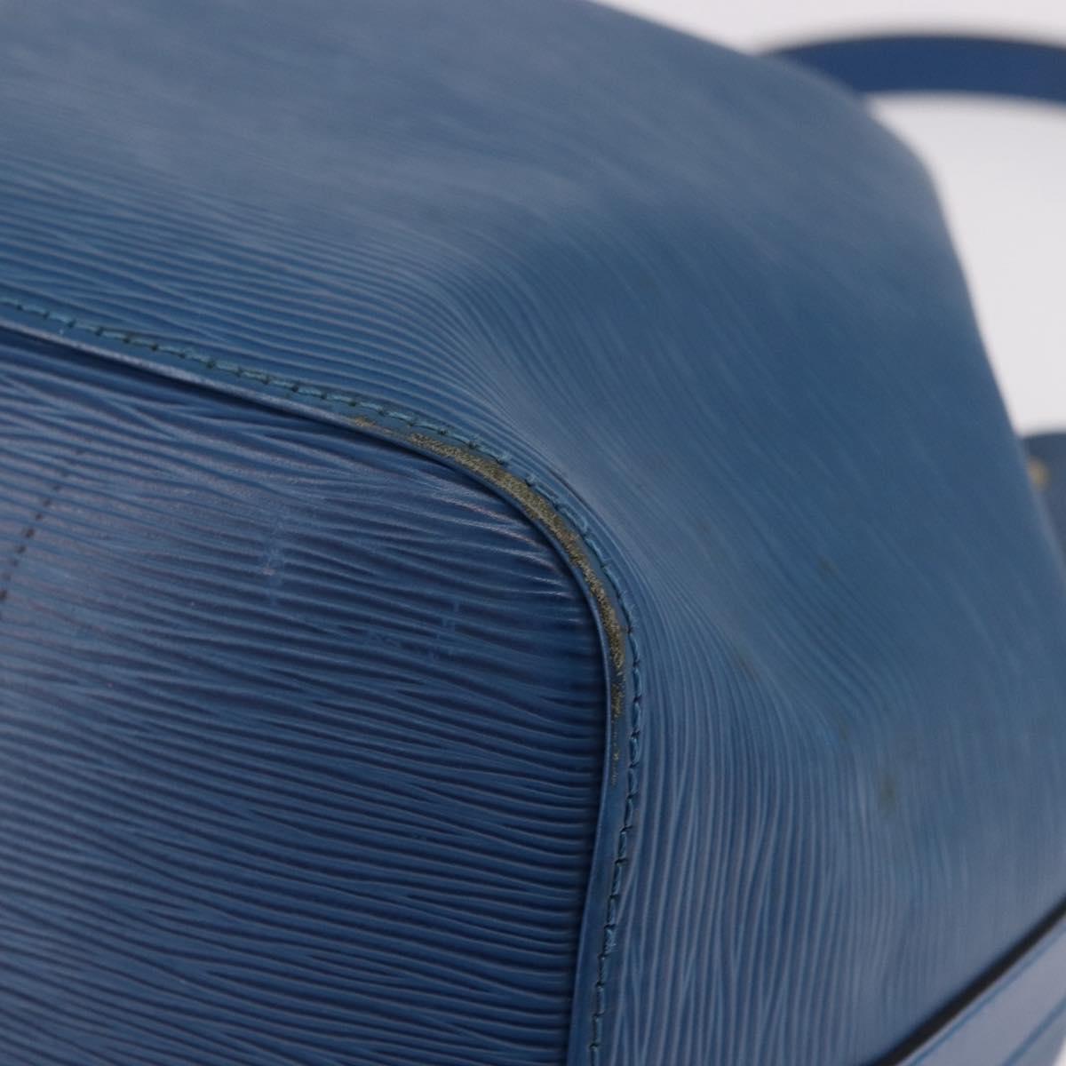 LOUIS VUITTON Epi Petit Noe Shoulder Bag Blue M44105 LV Auth BA13746A