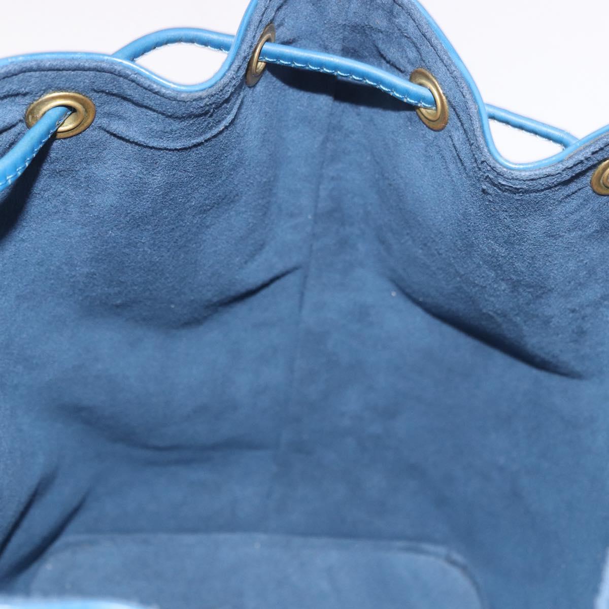 LOUIS VUITTON Epi Petit Noe Shoulder Bag Blue M44105 LV Auth BA13746A